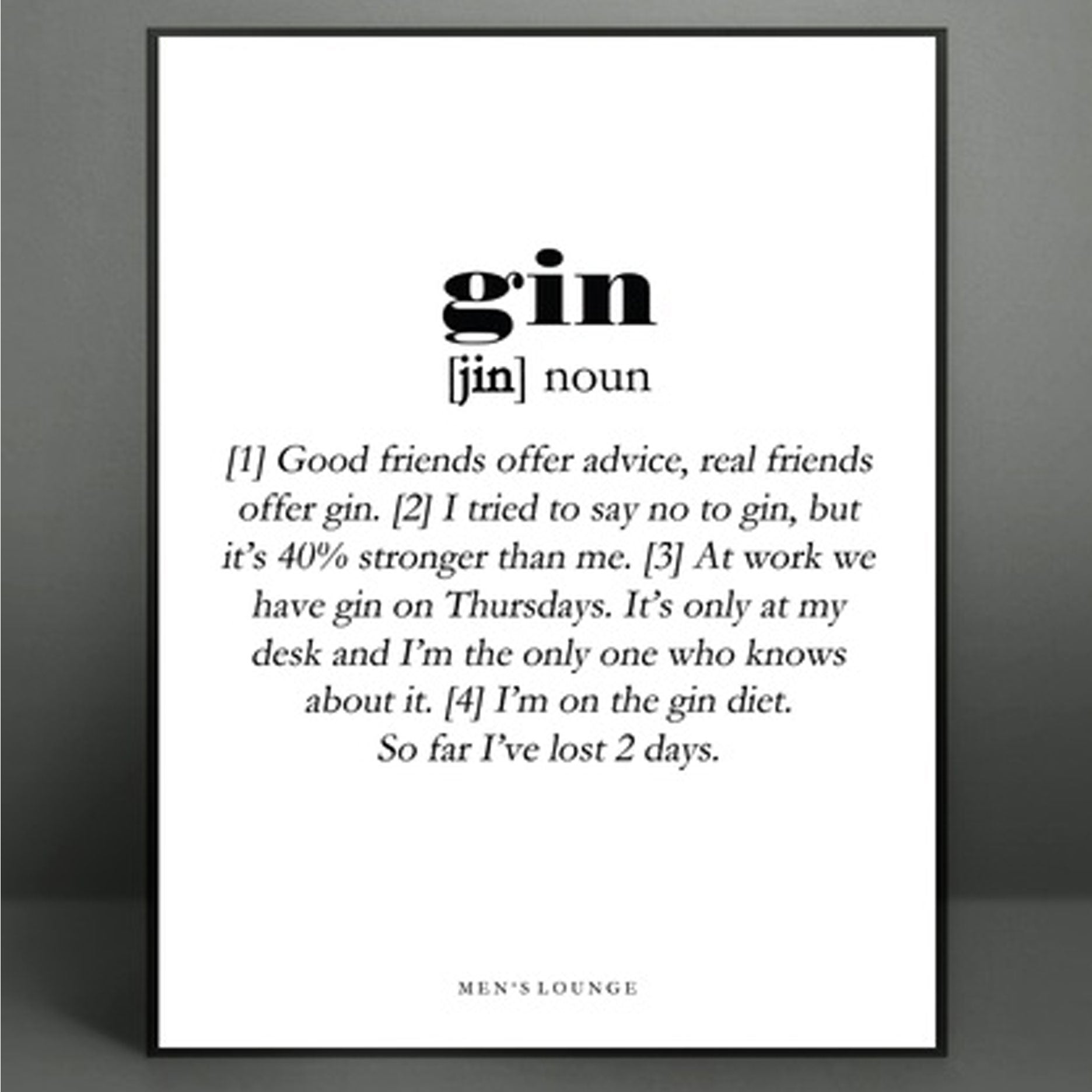 Gin definition A4